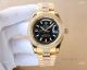 Clone Rolex DayDate Iced Out Watches Yellow Gold Green Dial 40mm (3)_th.jpg